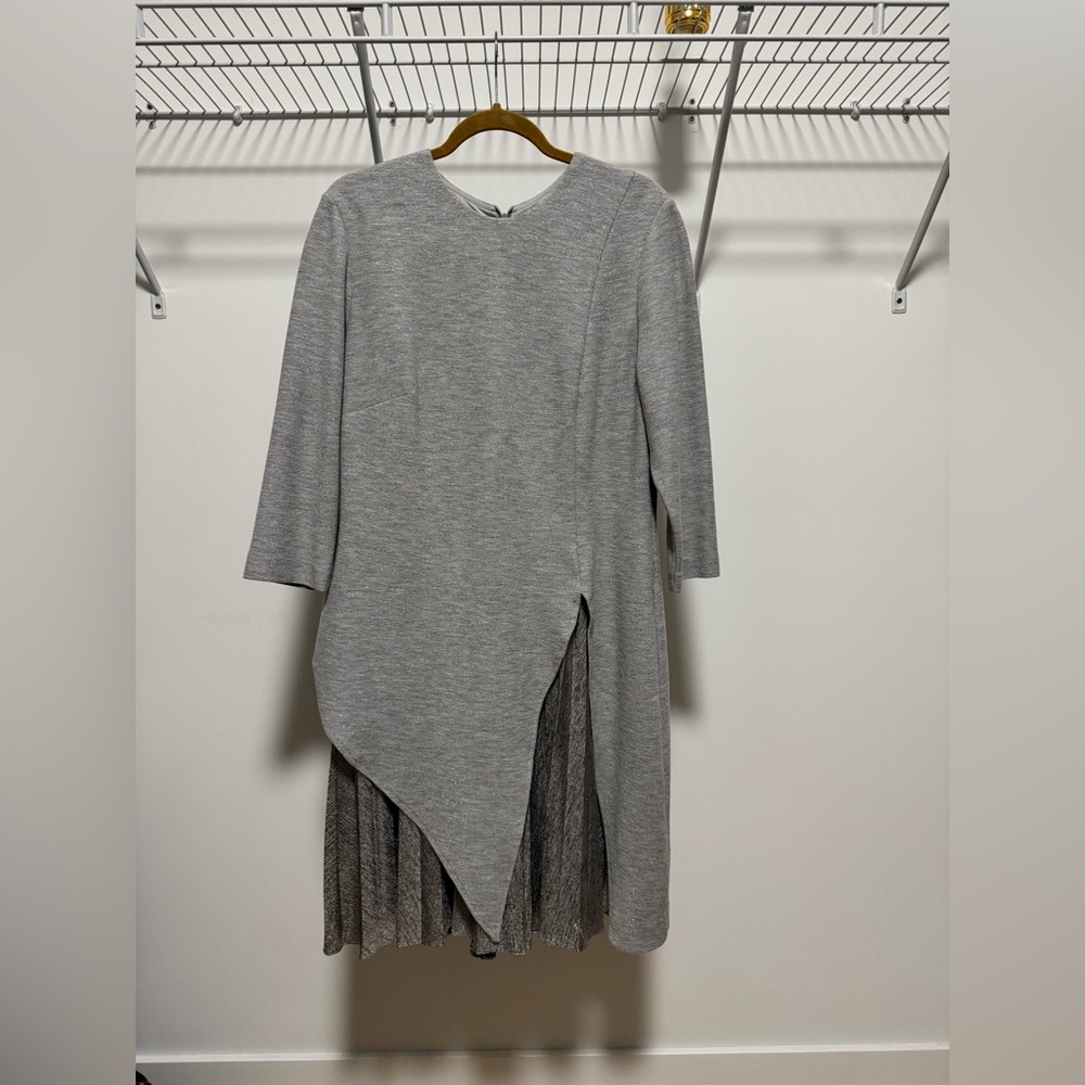 Celina’s Women’s Metallic Gray Dress Size 48